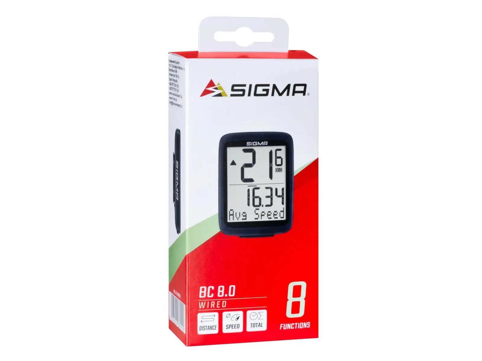Sigma BC 8.0 Fahrradcomputer Schwarz