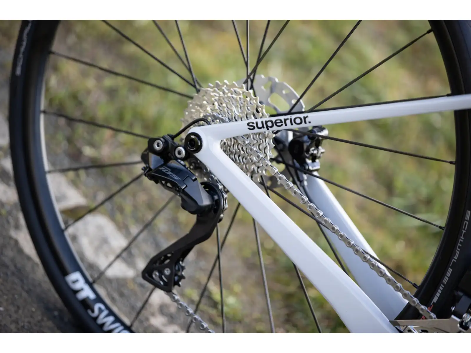 Superior XR 9.5 GF Rennrad Gloss Grey/Red