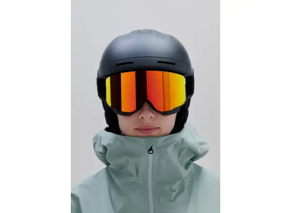 POC Nexal Mid Skibrille Uranium Black/Partly Sunny Orange