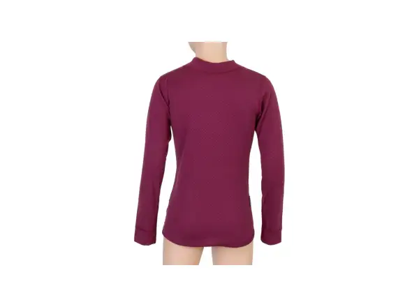 Sensor Merino DF Club Kinder Langarmshirt Lilla