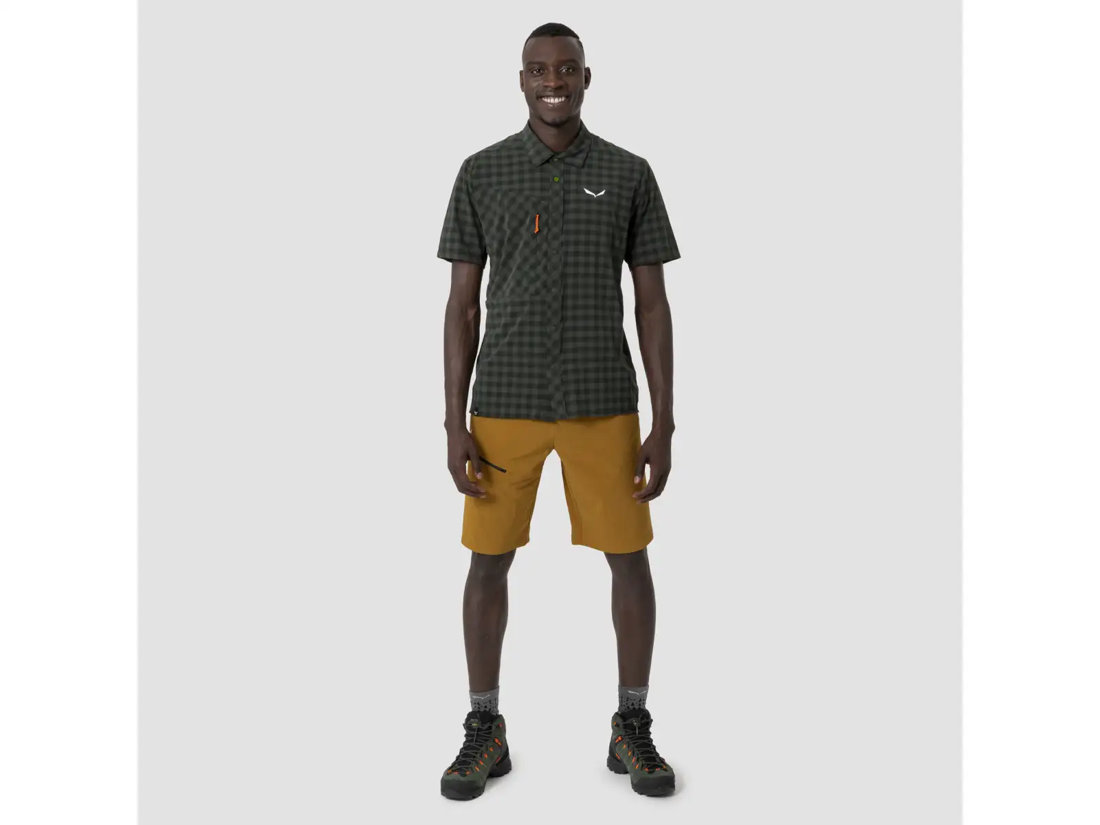 Salewa Puez Dry Herrenhemd Bombay Brown