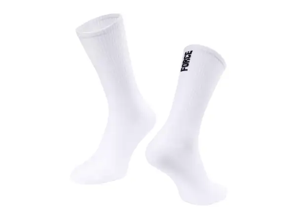 Force Longer Slim Socken - Weiß
