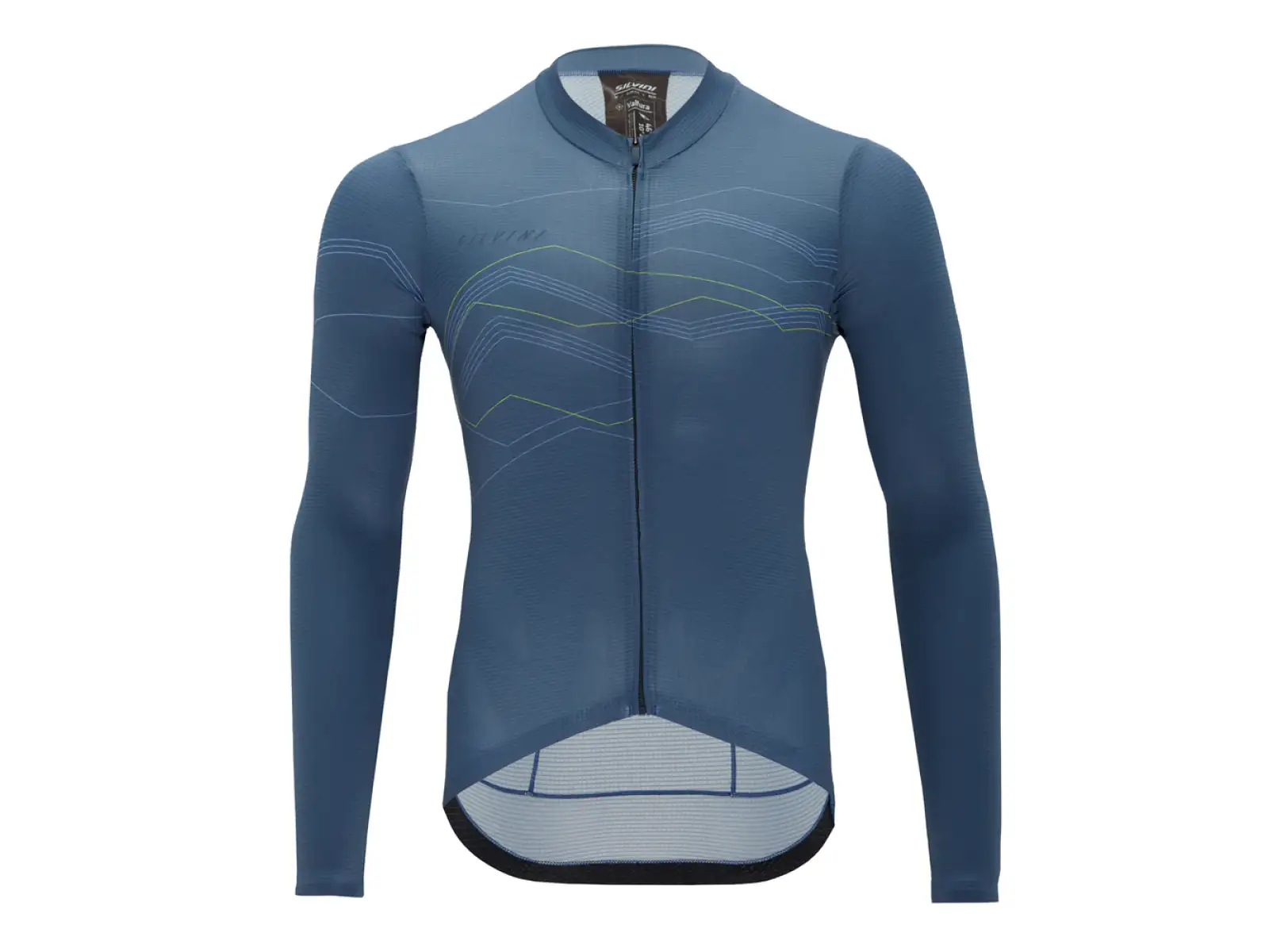 Silvini Valfuro Herrentrikot langärmlig Navy.