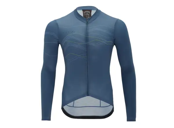 Silvini Valfuro Herrentrikot langärmlig Navy.