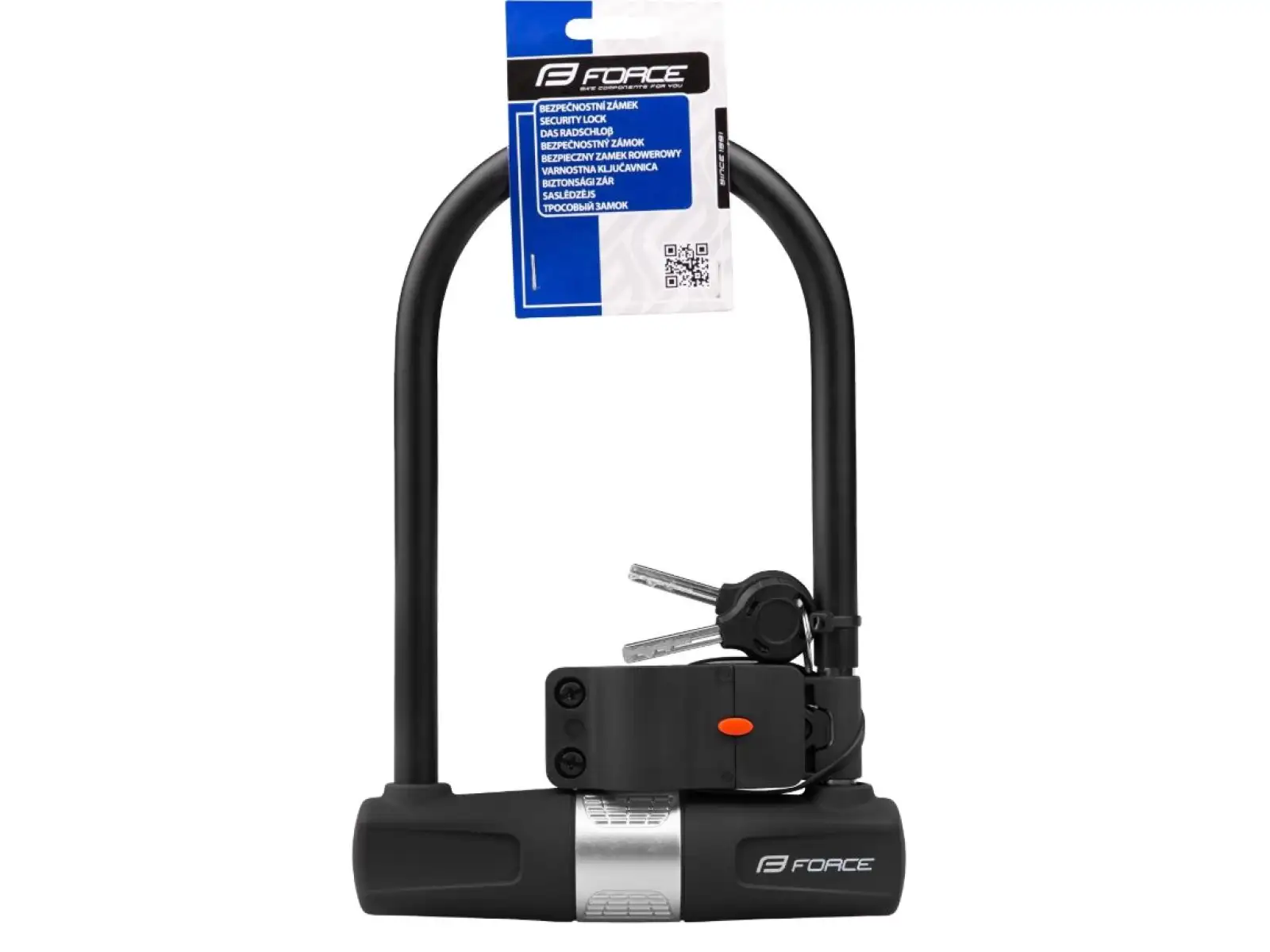 Force Lock Horseshoe 11,5 x 18,9 cm + Halterung Schwarz