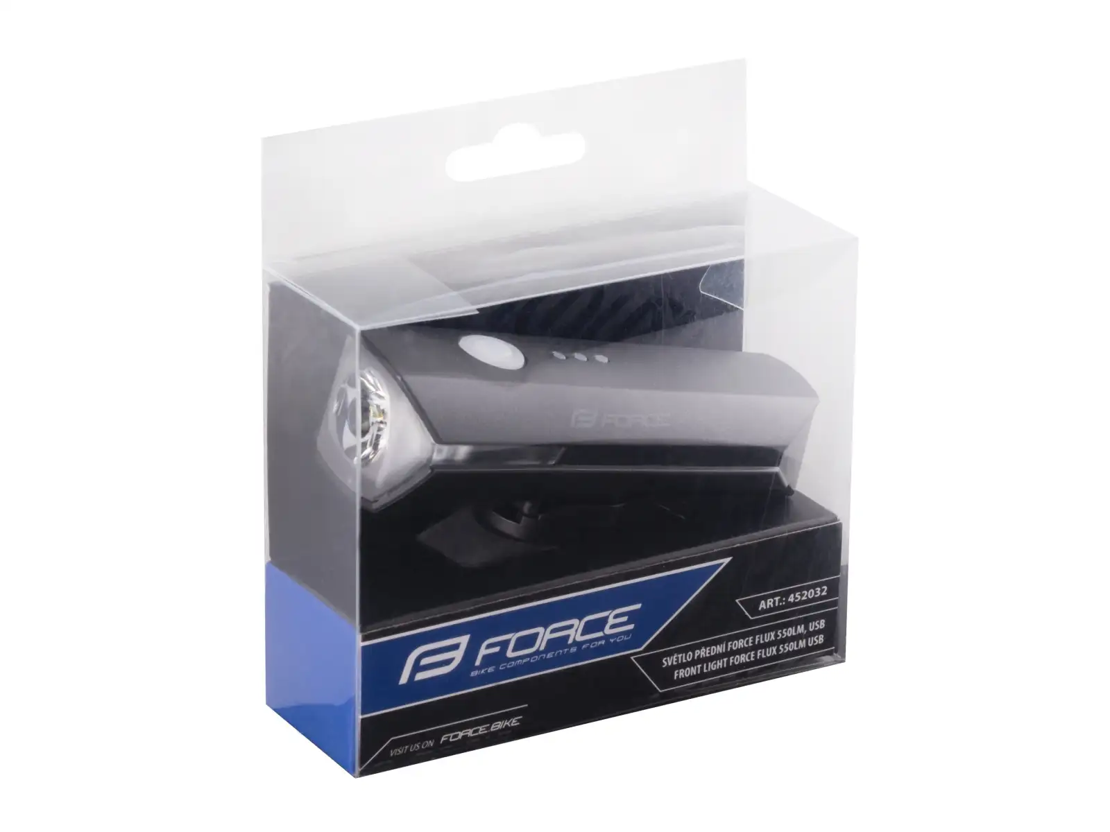 Force FLUX 550 lm Frontlicht USB-C Schwarz.