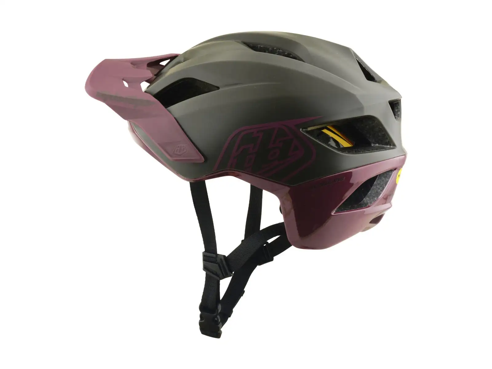 Troy Lee Designs Flowline MIPS Helm Point Caper/Prune