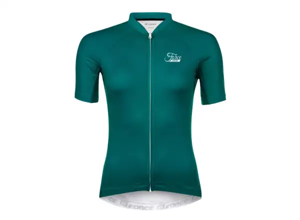 FORCE PURE Damen Kurzarmtrikot petrol