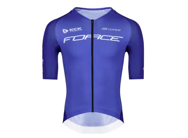Force Script Team Herren-Trikot Kurzarm blau