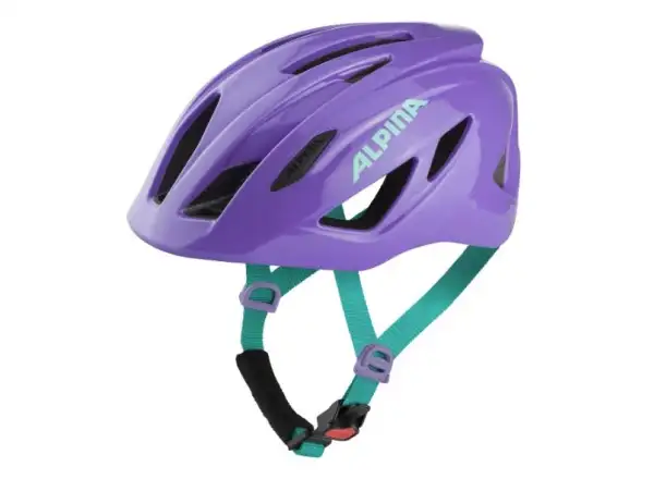 Alpina Pico Kinderhelm Purple Gloss