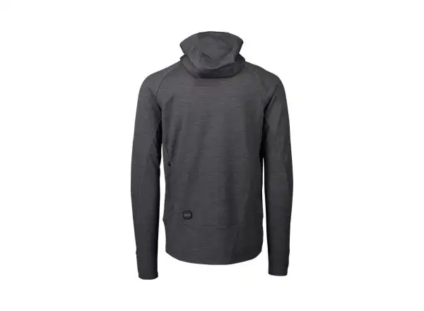 POC Merino Zip Hood Herren-Hoodie Sylvanite Grey Melange