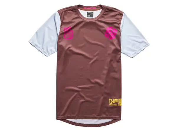 Troy Lee Designs Flowline Herren-Trikot kurzarm, Flipped Chocolate