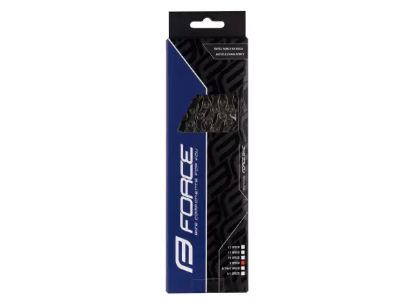 Force P9 E-bike 9 sp. Kette 138 Gl. vollständig silbern