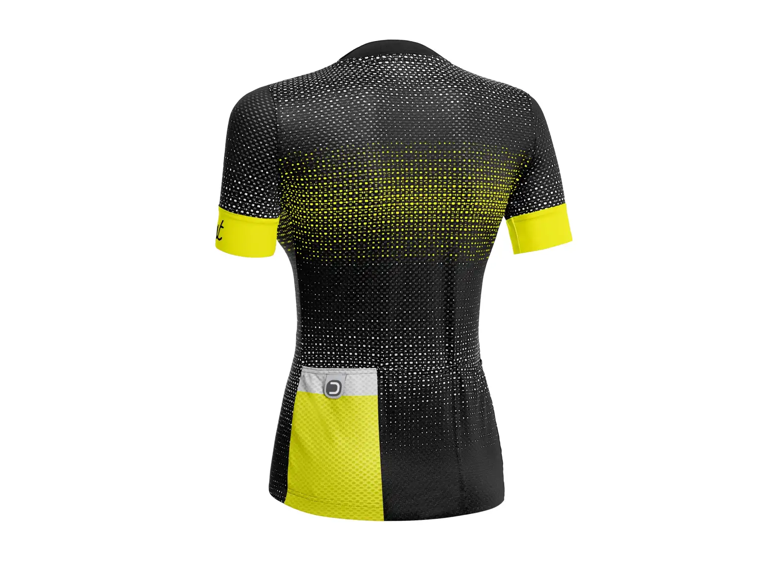 Dotout Rainbow Damen-Fahrradtrikot mit kurzen Ärmeln Schwarz