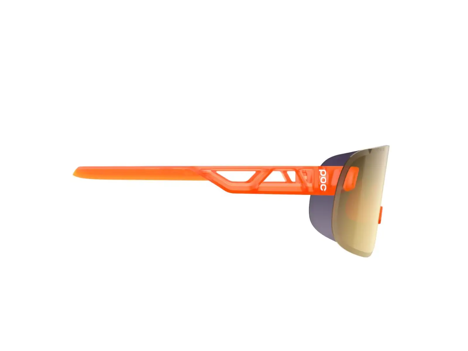 POC Elicit Fahrradbrille Fluorescent Orange Translucent