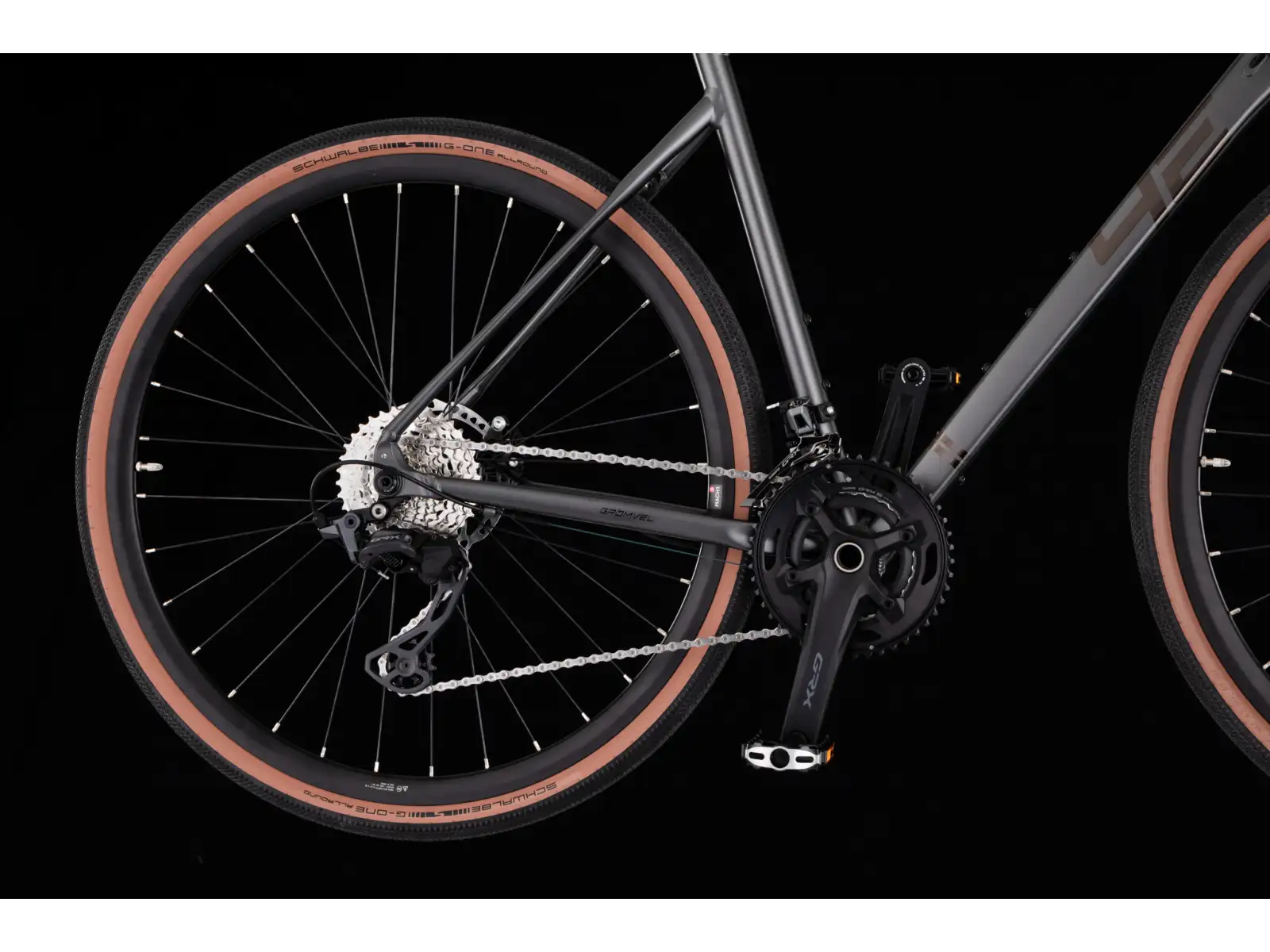 4Ever Gromvel Race Gravelbike Titan matt