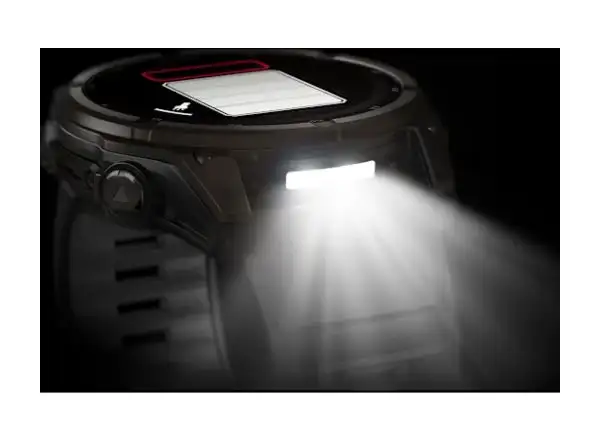 Garmin fenix 8 - 51 mm Solar Sapphire Smartwatch Carbon DLC Titanium Schwarz/ Kieselgrau