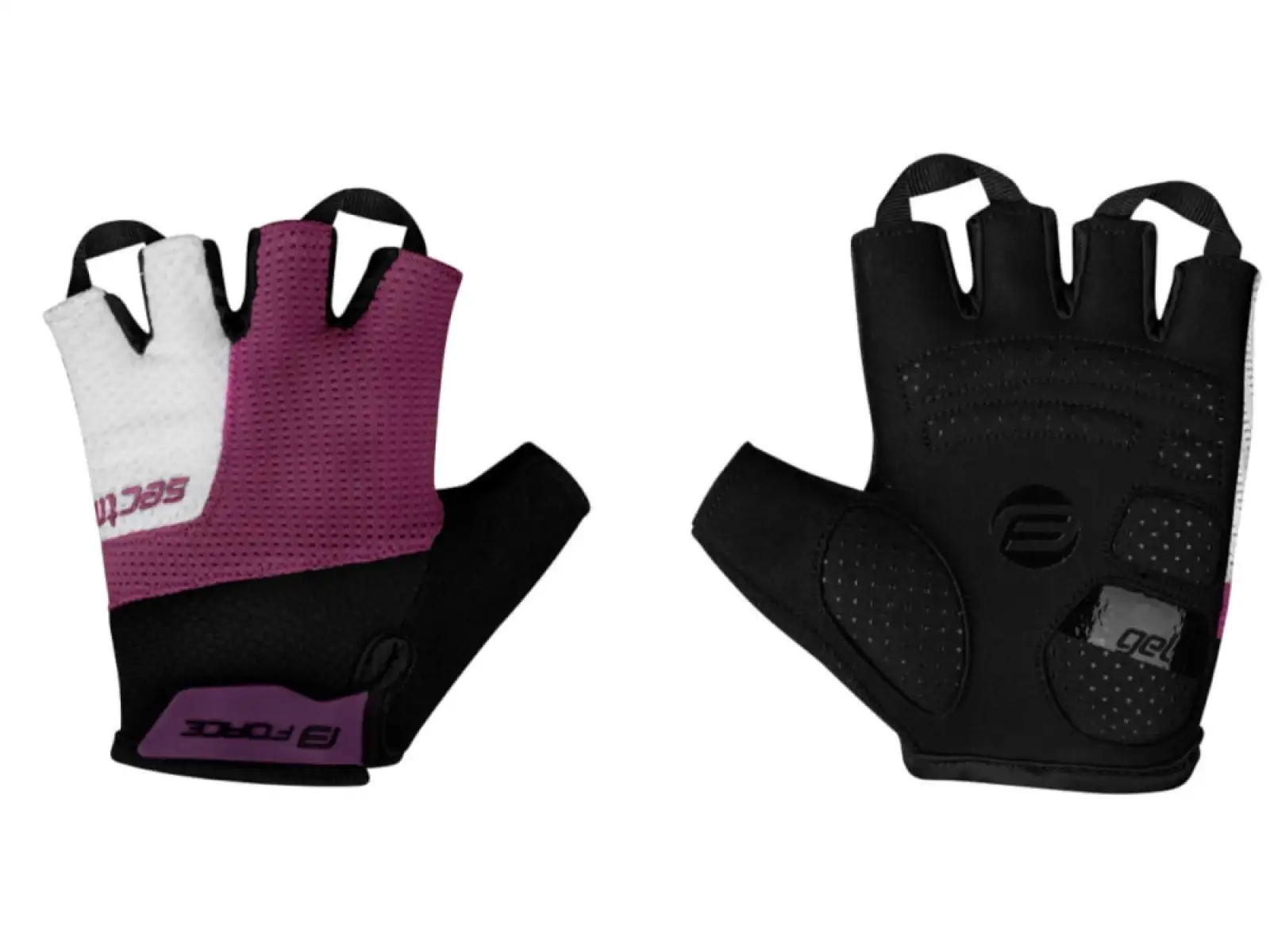 Force Sector Damen Gel Handschuhe Schwarz/Lila