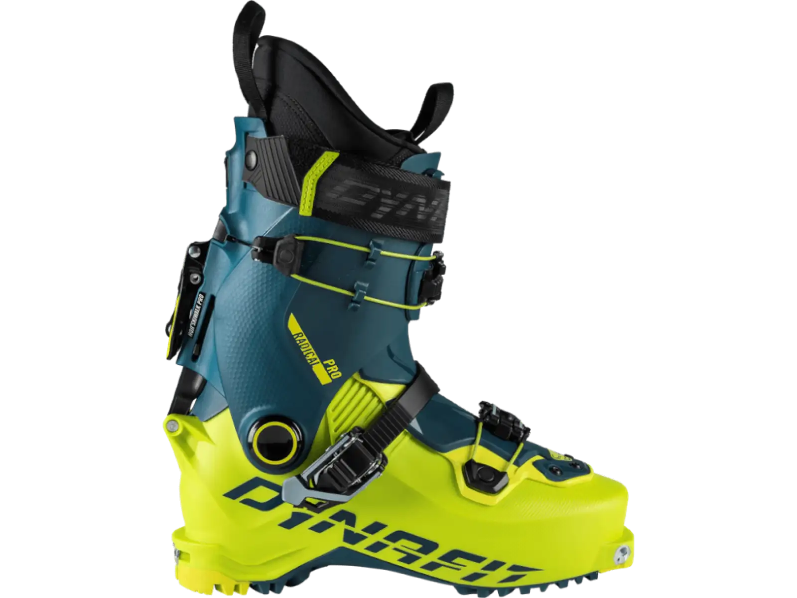 Dynafit Radical Pro Herren Skitourenstiefel Petrol/Lime Punch