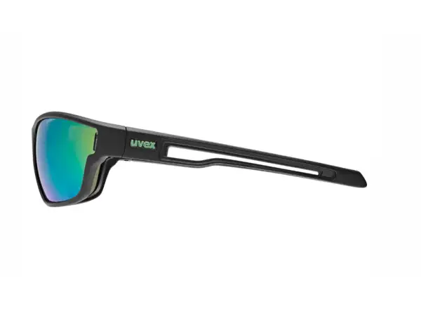 Uvex Sportstyle 806 Brille Black Matt/Mirror Green