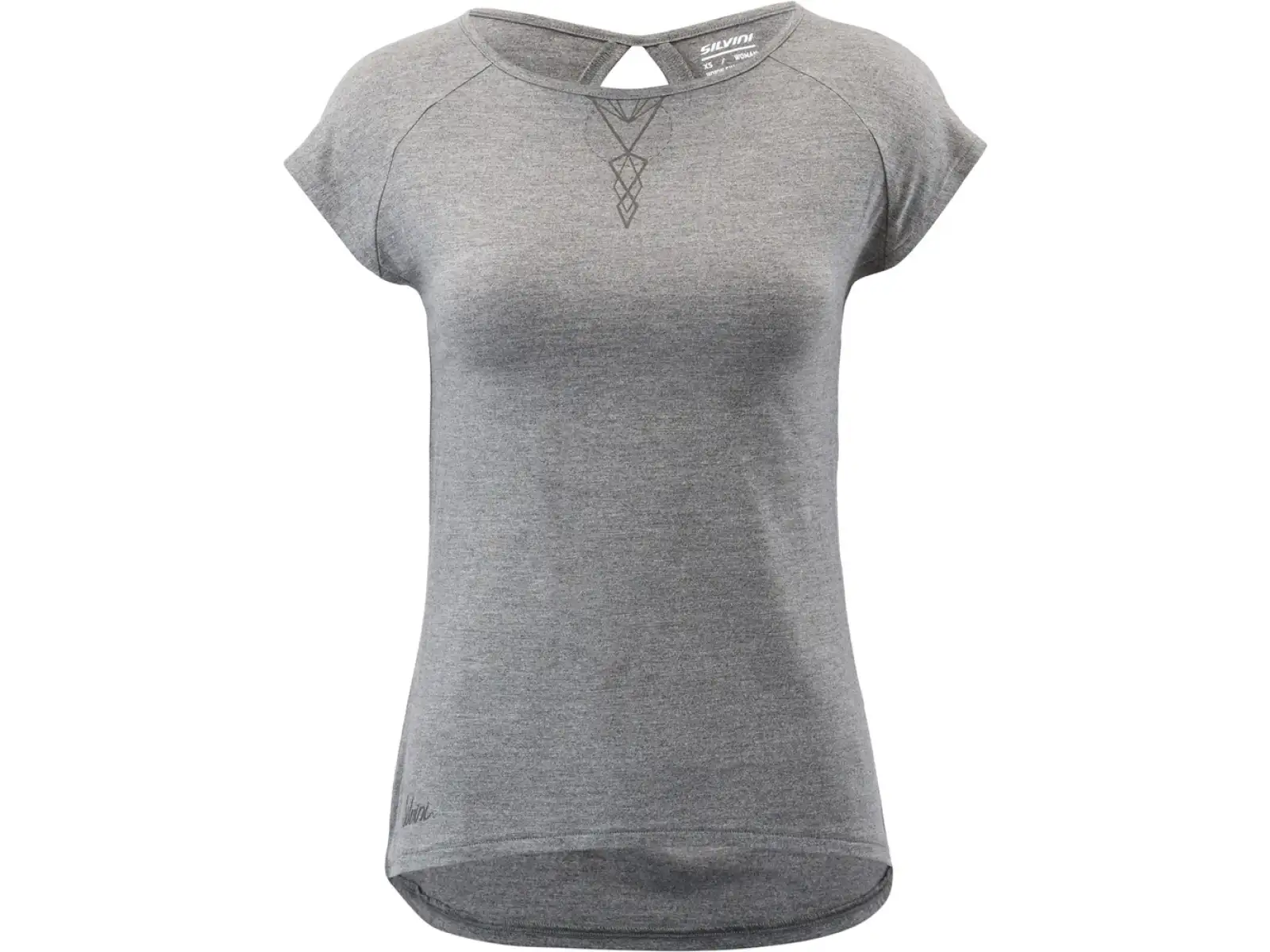 Silvini Calcinara Damen Radtrikot kurzarm charcoal/cloud.