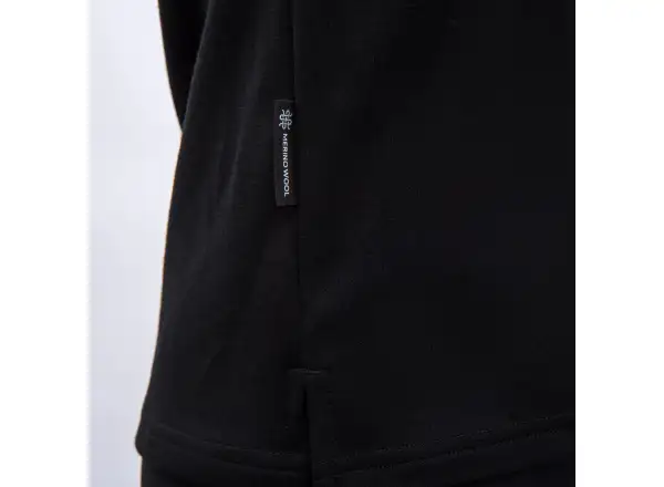 Sensor Merino Blend Damenrollkragen schwarz
