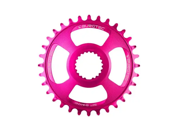 Burgtec Thick Thin DM Shimano Kettenblatt 32 Zähne rosa