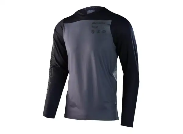 Troy Lee Designs Skyline Chill Herren Langarmshirt Charcoal Größe M