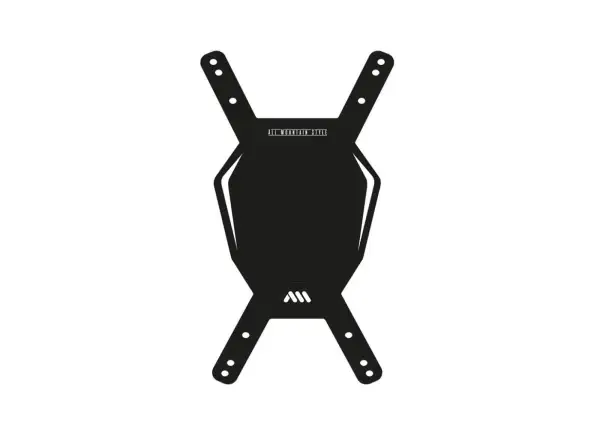 All Mountain Style Number Plate Startnummernschild Black