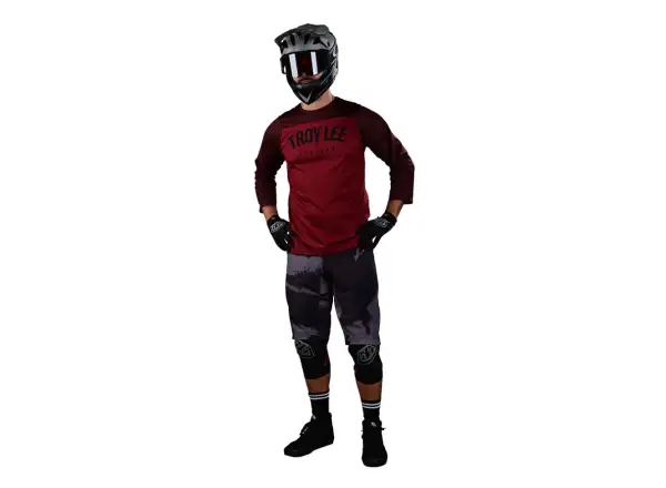 Troy Lee Designs Ruckus Herrentrikot 3/4 Ärmel Camber Ochsenblut