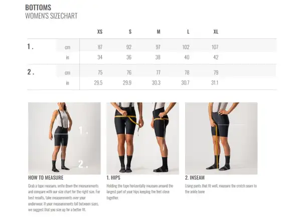 Castelli Entrata Damen Radhose mit Polsterung Black