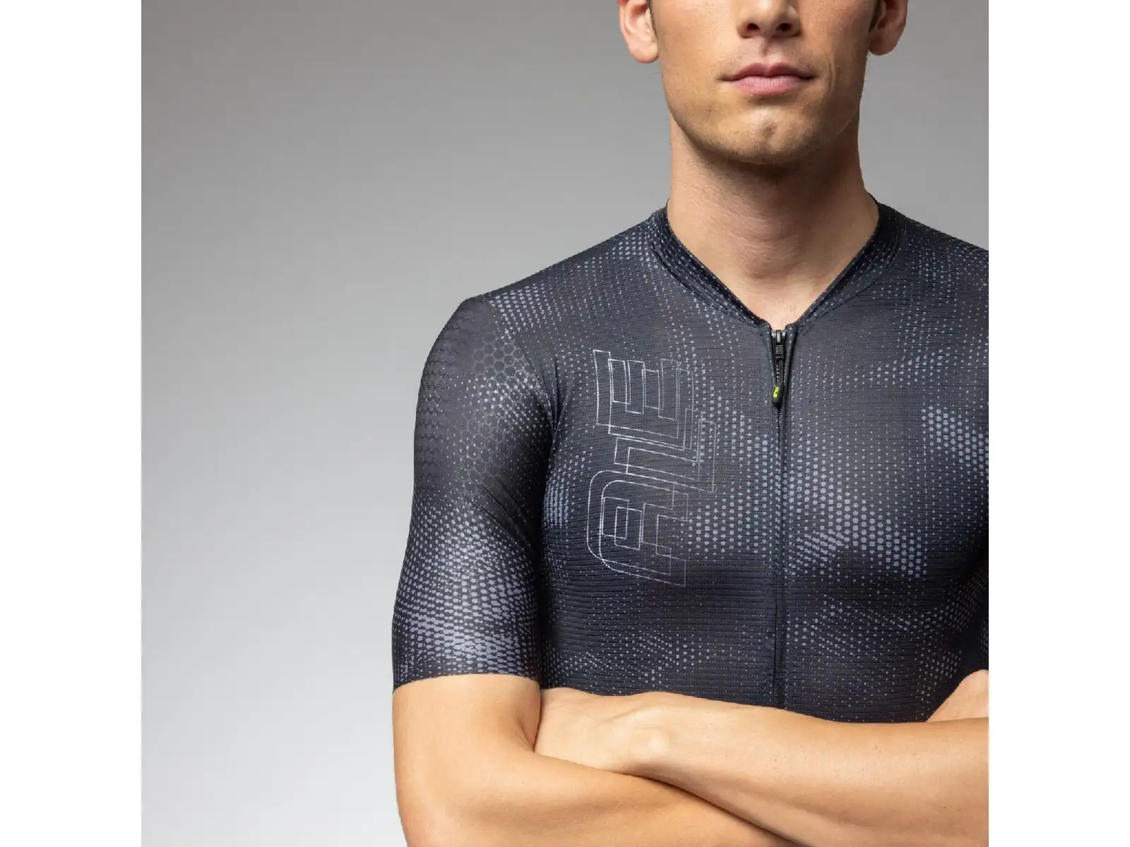 Alé Follow Me PR-E Herren Kurzarmtrikot schwarz