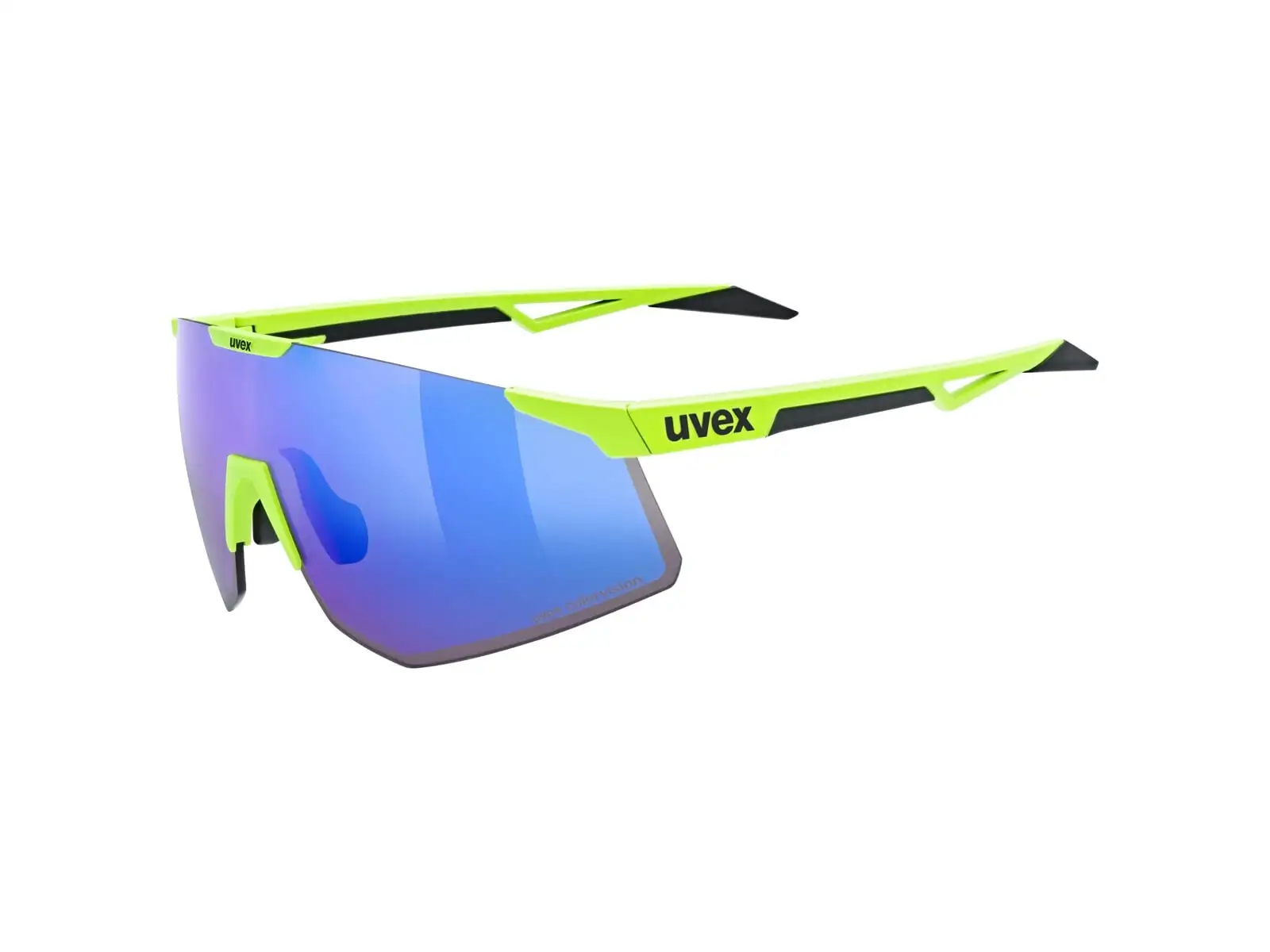 Uvex Pace Perform Colorvision Brille Yellow Matt/Mirror Blue