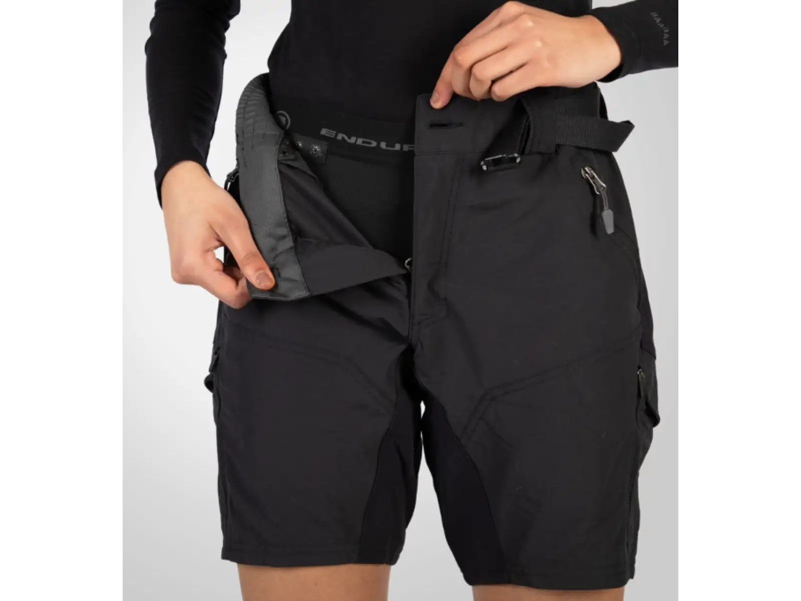 Endura Hummvee Damen-Shorts mit Innenfutter Black