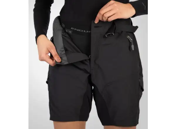 Endura Hummvee Damen-Shorts mit Innenfutter Black