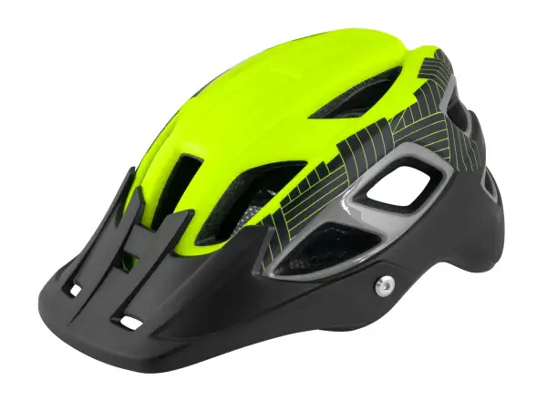 Force Aves MTB Helm neon/schwarz matt