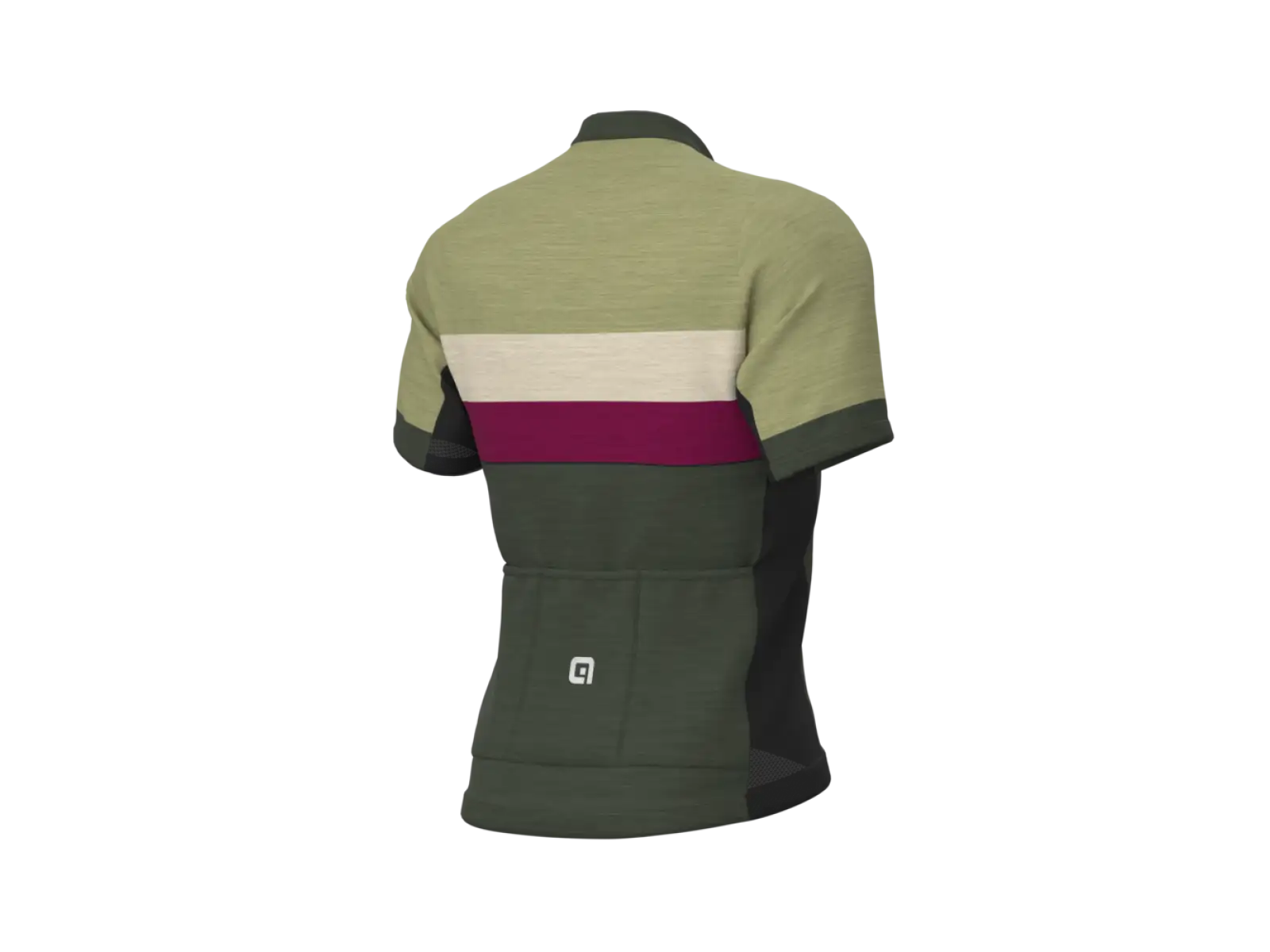 Ale Off Road Gravel Chaos Herren-Fahrradtrikot Kurzarm Grün