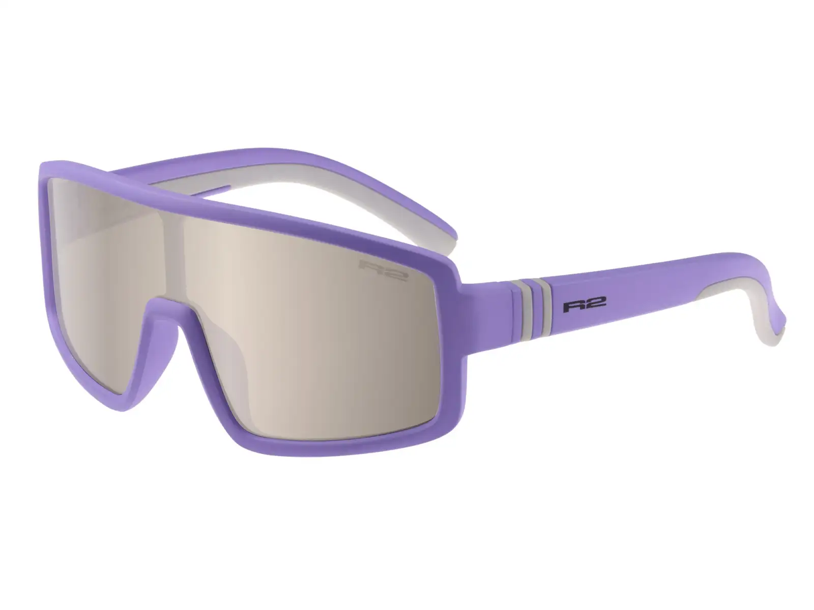 R2 Invader Kinder-Sonnenbrille lavender/smoke/silber Spiegel