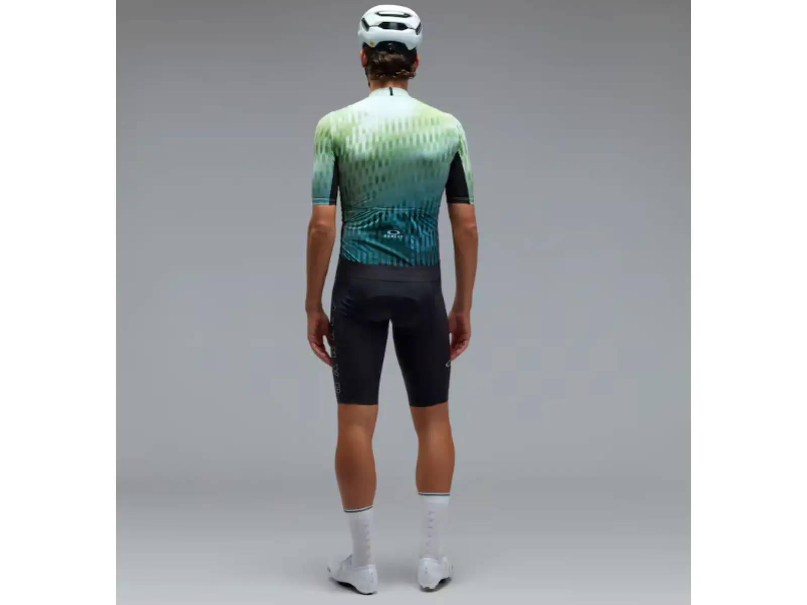 Oakley Icon Training Herren Trikot Kurzarm Green Glitch Print