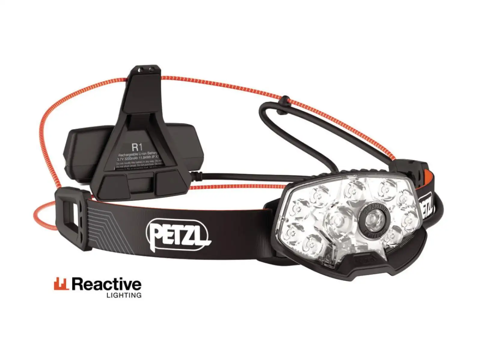 Petzl Nao RL wiederaufladbare Stirnlampe Black