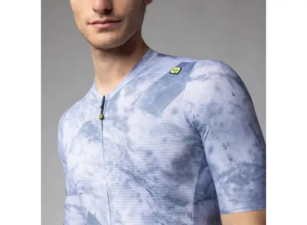 Alé PR-E Marble Herren Trikot Kurzärmlig Steel Blue