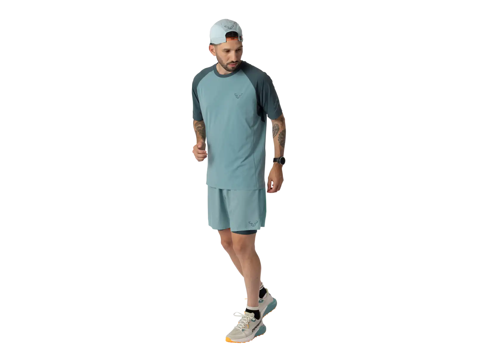 Dynafit Alpine Pro 2in1 Herren Laufshorts Smoke Blue