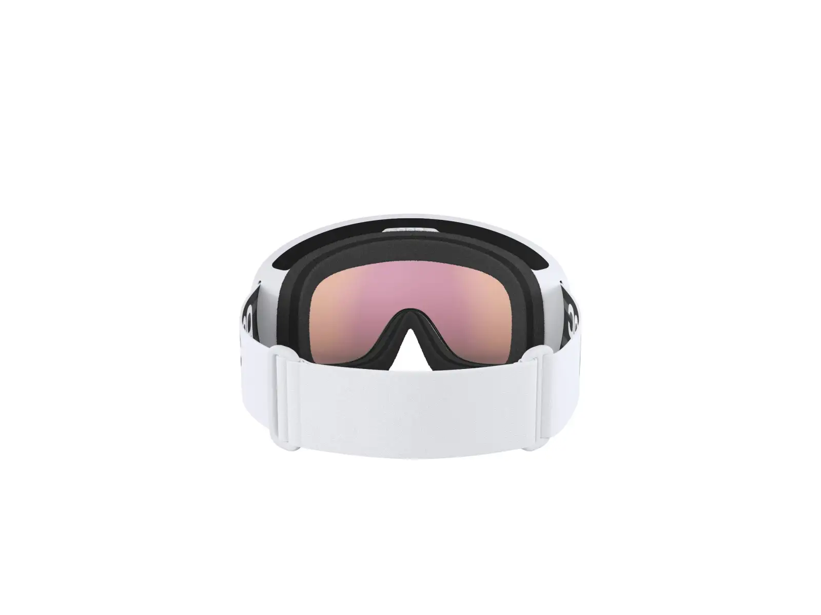 POC Fovea WF Skibrille Hydrogen White/Partly Sunny Orange