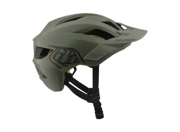 Troy Lee Designs Youth Flowline MIPS Kinderhelm Point Army/Phantom