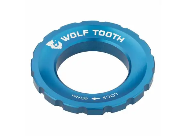 Wolf Tooth Centerlock Externemutter Blau