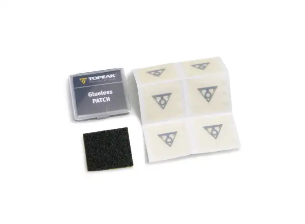 Topeak selbstklebende Flicken Flypaper 6Stk+Schleifpapier