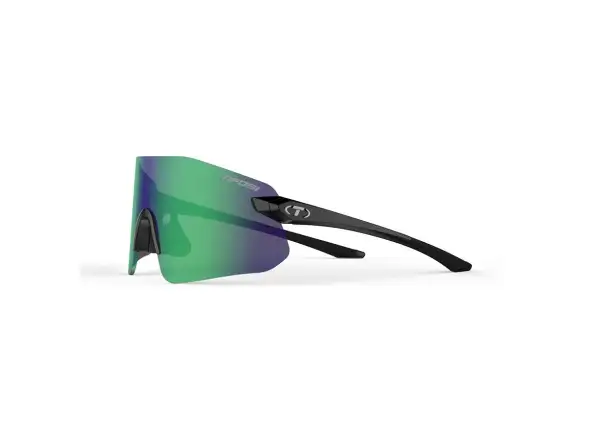Tifosi Vogel SL Sportbrille Gloss Black/Smoke Green Mirror