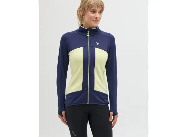 Silvini Valdaora Damen-Sweatshirt Navy/Yellow