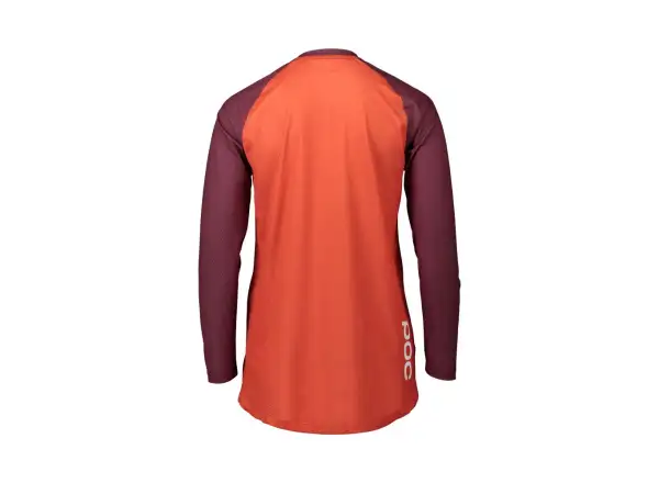 POC Pure Damen MTB Trikot Langarm Propylene Red/Agate Red