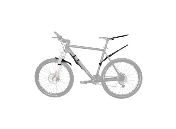 Topeak D-Flash ST hintere Schutzblech schwarz/reflektierend.